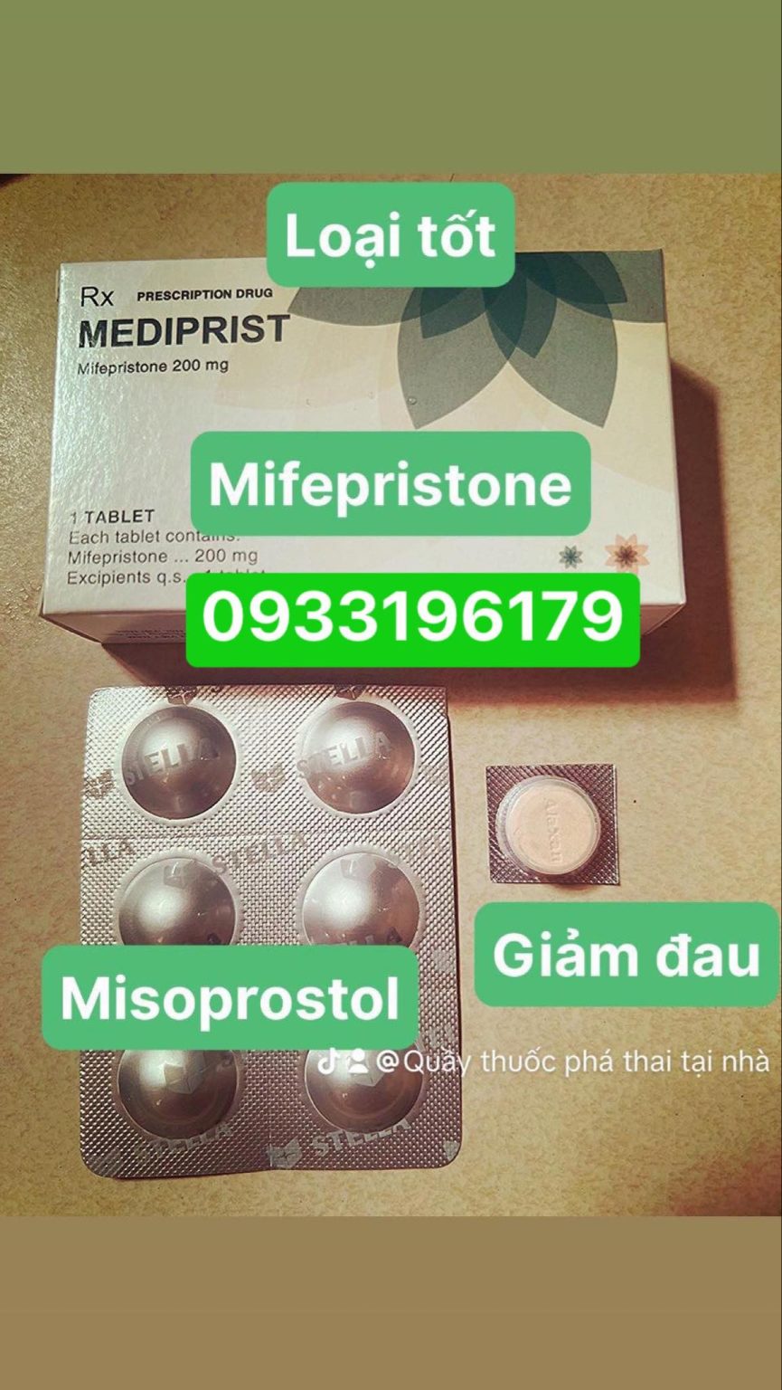 Mifestad 200 giá bao nhiêu? Thuoc pha thai Mifepristone